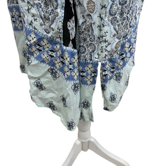 Ladies J. Jill Sea‎ Glass Mixed Print Tunic Top 3/4 Sleeves Size Large - Picture 5 of 11